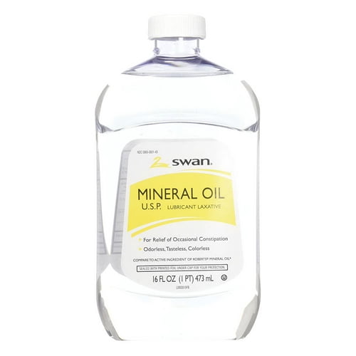 Swan Extra Heavy Mineral Oil Lubricant Laxative, 16 Oz, 3 Pack