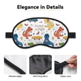 thumbnail image 3 of Salouo Dinosaur Pattern Eye Masks, 1-Pack Sleep Mask Eye Cover Washable Sleeping Eyeshade Block Sleep Shade Cover Light Reduces Traveling Gifts, 3 of 7