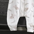 thumbnail image 4 of 1-2 Years Unisex Infant Baby Boy Girl Long Sleeve Button Romper One-Piece Jumpsuit Infant Baby Fall Winter Clothes 12 18 24 Months 2T 3T,White, 4 of 5