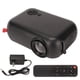 thumbnail image 1 of Mini proyector Negro Control remoto Fuente de alimentación Proyector portátil de 13 a 100 pulgadas para el hogar Escuela Oficina 100-240 V Enchufe de EE. UU., 1 of 5