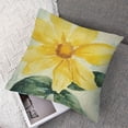 thumbnail image 7 of BANET Summer Pillow Covers Watercolor Daisy Yellow Floral Outdoor Throw Pillow Covers Set of 2 Rustic Pillowcases Farmhouse  Cushion Covers for Couch Bed Sofa Spring Summer Home Decor 20x20in, 7 of 7