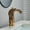Antique Bronze, variant on Gold/Antique Bronze/Chrome Short Creative Swan Shape Basin Sink Faucet Single Handle Deck Mount Hot Cold Water Mixer Tap