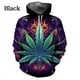 thumbnail image 3 of Sudadera con capucha con estampado 3D personalizado y colorido de hojas, moda urbana, informal, genial, para hombres y mujeres, ropa, tops, 3 of 5