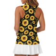 thumbnail image 5 of Whosucclay Sunflower Print Women's Sleeveless Golf Shirts Tennis Sport Tops for Ladies, Breathable Stretchy for Outdoor Running Athletic, 5 of 8