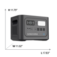 GENEVERSE 1210Wh LiFePO4 Portable Power Station, HomePower ONE PRO 7