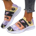 thumbnail image 3 of Heiheiup Chaussures Décontractées à la Mode pour Femmes à Imprimé Assorti de Couleurs Espadrilles Plates, 3 of 9