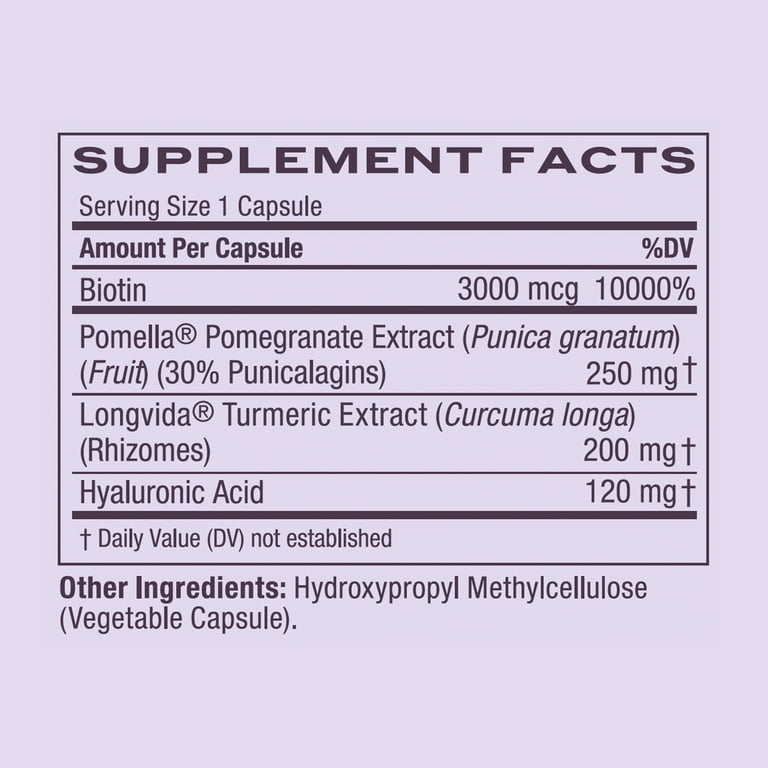 Womaness Active Glow, Hair Skin & Nails Supplement photo 8