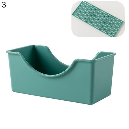 

COOLL Washable Spit Bone Dish Smooth Edge Plastic Colorful Smooth Fruit Plate Household Supplies