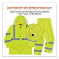 thumbnail image 2 of Ergodyne Glowear 8376K Lightweight Rain Suit Lime 2X, 2 of 6