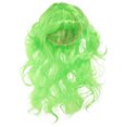 thumbnail image 1 of Postiche Long Coloré Vert Postiche Ondulé Postiche pour Femmes pour la Saint-Patrick, 1 of 8