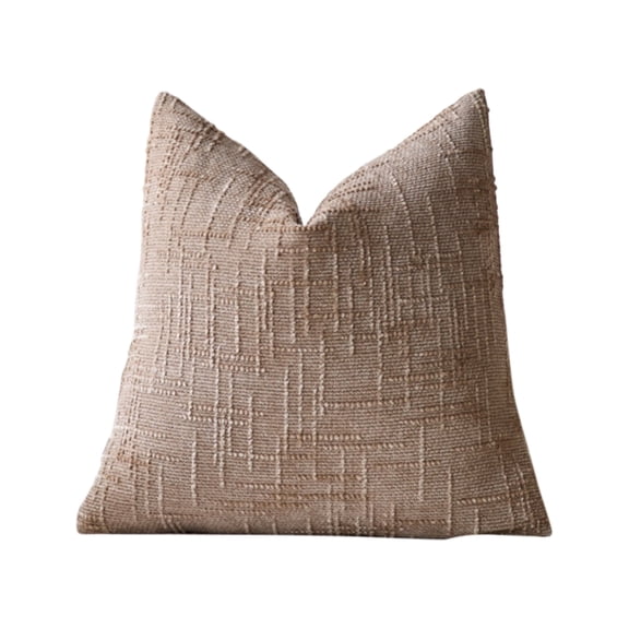 Chenille Pillow Covers, Spring Chenille Throw Pillow Covers Textured Soft Cozy Slubby Couch Pillow Covers Modern Farmhouse Boho Decorative Pillow Cases for Bed Sofa Living Room, Beige