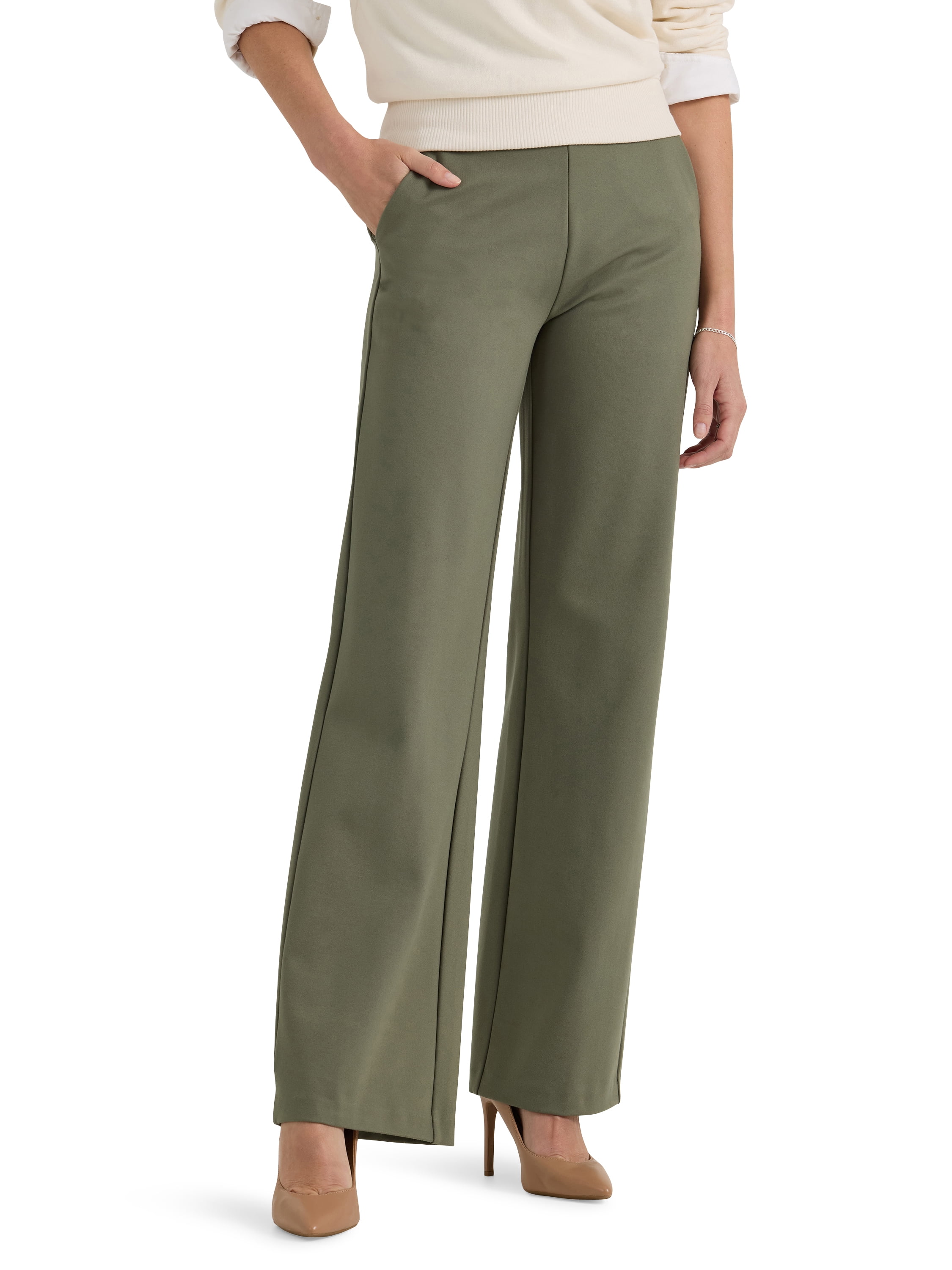 Lee Women's Ultra Lux Comfort Any Wear Wide Leg Pant