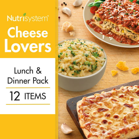 Nutrisystem Cheese Lovers Lunch & Dinner Pack, 12