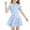 w93# Blue499, variant on Wuxian Kids Youth Girls One Piece Swimsuit Dresses Long Sleeve Color Block A-Line Zip Up Round Neck Swimwear For Teens Rash Guards Ruffled Patchwork Mini Dresses Bathing Suit,Navy,9-10 Years