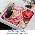 thumbnail image 6 of Peony Printed Square Desk Mat Gaming Mouse Pad with Non-Slip Rubber Bottom - 8.3x9.8 Inch Office and Gaming Mouse Pad, 6 of 6