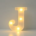 thumbnail image 2 of Light Up Letters, White Led Lights Alphabet LED White Plastic Letters for Standing or Hanging Decor, 2 of 3