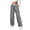 Gray, variant on Womens Pants Leopard Print Elastic Waist Drawstring Wide Leg Cargo Pants With Multi Pockets Casual Loose Fit Athletic Lounge Pants For Daily Streetwear