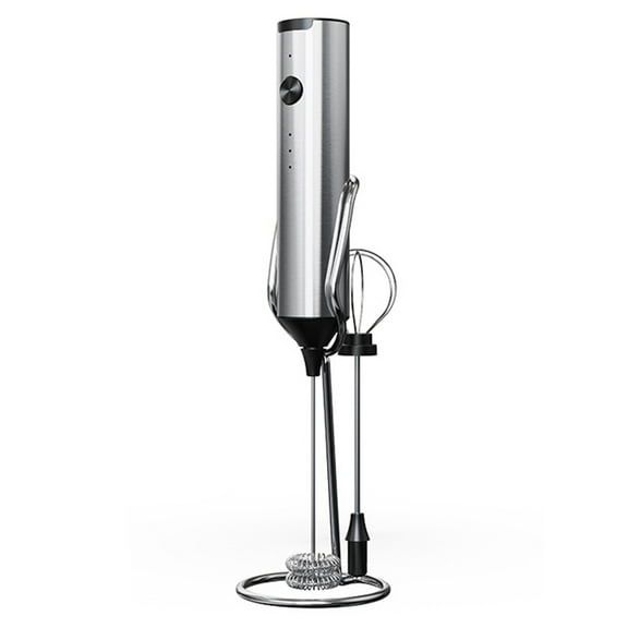 Rechargeable Handheld Milk Frother Set Electric Milk Mixer Wireless Coffee Blender Creamer Whisk Frothy Blend Egg Beater