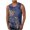 Purple-A, variant on Penkiiy Men Casual Fashion Printing Sleeveless Pullover Round Neck Sports Tank Tops L Purple