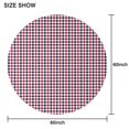 thumbnail image 6 of Christmas Round Tablecloth 60x60in(153x153cm) – Waterproof Polyester Table Cover with Full Print Design, Wrinkle Resistant & Washable for Kitchen Dining Party Decor, 6 of 6