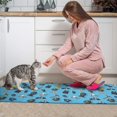 thumbnail image 3 of Police and Megaphone Blue Pattern Anti Fatigue Kitchen Rugs Set Of 2, Non Slip Washable Decorative Floor Mats for Kitchen Sink Laundry, 17"x30" and 17"x47", 3 of 6