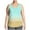 Light Blue, variant on Njagoc3 Womens Plus Size Ombre Tank Top, Teal - Gold, Loose Fit, Soft Fabric, Casual Daily & Poolside, Trendy Plus Size Top
