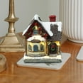thumbnail image 3 of Christmas Lighted House LED Christmas Village House Desktop Ornament Table Centerpiece, 3 of 5