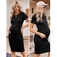 thumbnail image 2 of EKOUAER Maternity Dresses Summer Maternity Dress for Baby Shower Casual Maternity Bodycon Dress, 2 of 6