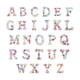 thumbnail image 3 of 26 parches de letras de diamantes de imitación, parches del alfabeto para planchar, parches de letras en inglés Color sólido mixto, 3 of 8