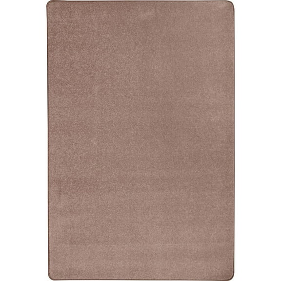 Joy Carpets Kid Essentials Endurance 12' x 18' Area Rug in Color Taupe