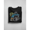 thumbnail image 3 of Rat Fink Big Wheels Sweatshirt Men -T-Line Designs, Male Small, 3 of 4