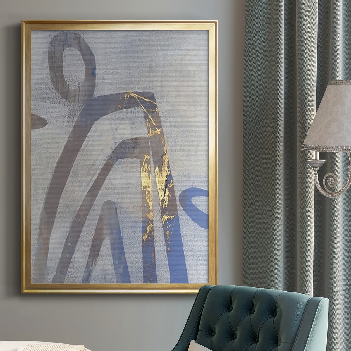 Linx II Premium Framed Print, in Gold, Black, or Silver - Ready to Hang