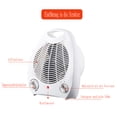 thumbnail image 3 of Calentador de ventilador y calentador de ventilador 2000W Ventilador térmico Calefacción eléctrica Radiador en espiral Serpentín de calentamiento Radiador eléctrico Blanco, 3 of 5