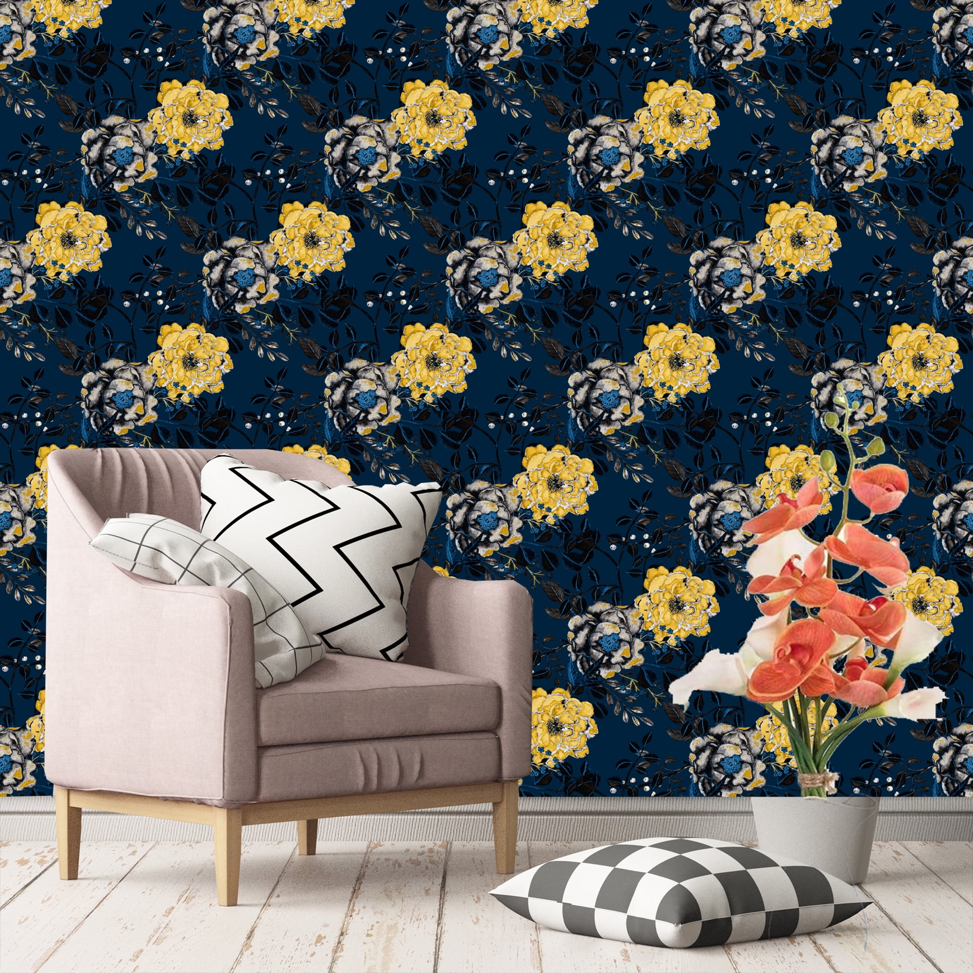 Dark Blue Flower Aesthetic Wallpapers  Wallpaper Cave