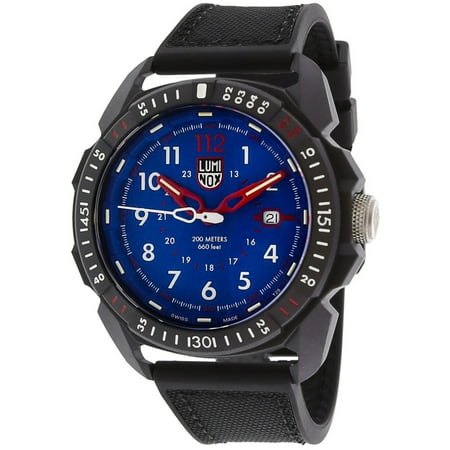 Luminox Men's Ice-Sar Arctic XL.1003 Matte Black Rubber Swiss Quartz Fashion Watch