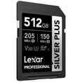 thumbnail image 2 of SD Card Lexar Professional Silver Plus 512GB UHS-I V30, 2 of 9
