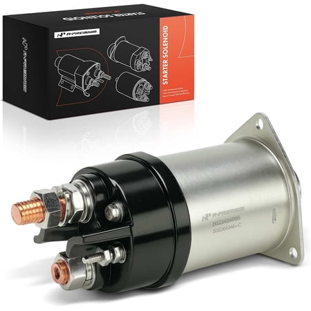 A-Premium Starter Solenoid Compatible with International Harvester Sterling Truck Freightliner - 2554 2574 2674 4900 Acterra 5500 6500 7500 8500 FC80 FL50 FL60 FL70 FL80-12V