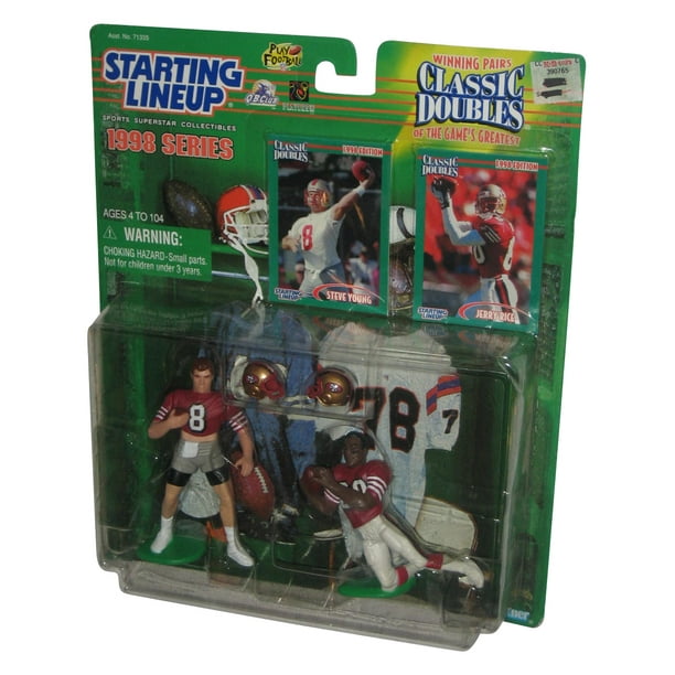 NFL Football Classic Doubles Starting Lineup Jerry Race & Steve Young