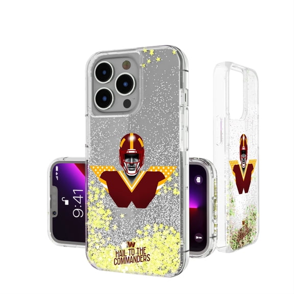 Keyscaper Washington Commanders iPhone Glitter Case