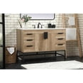 thumbnail image 2 of Elegant Decor Eugene 48" Aluminum MDF Single Bathroom Vanity in Natural Oak, 2 of 8