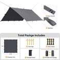 thumbnail image 2 of Lona Impermeable Portátil FREE SOLDIER 3×3,2m para Camping, 2 of 9
