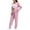Pink, variant on MaFYtyTPR Sweatsuit for Women Two Piece Women Fashionable Solid Color Zippered Cardigan Sweatshirts Casual Straight Leg Pants Set