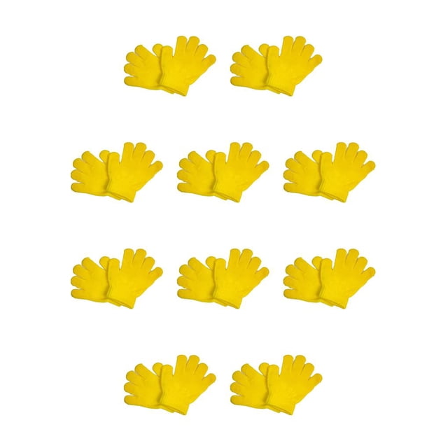 Matsuzay Guantes de invierno para niños Niños Actividades al aire libre cómodas para el invierno amarillo 10piezas Matsuzay CBP207164