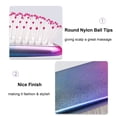 thumbnail image 3 of 5-Piece Multi-Color Hair Care Set: ABS/Nylon/Silicone/Metal Hair Brush, Comb & 3 Clips - Anti-Static, Scalp Massage, Smooth Hair Styling Tools for Women, Home Use - Includes 21.2cm Brush, 17.5cm Comb, 3 of 6