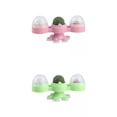 thumbnail image 1 of 2 Piezas Giratorias Molino Gato Juguete con Bola de Hierba Gatera Luces Campana, 1 of 9