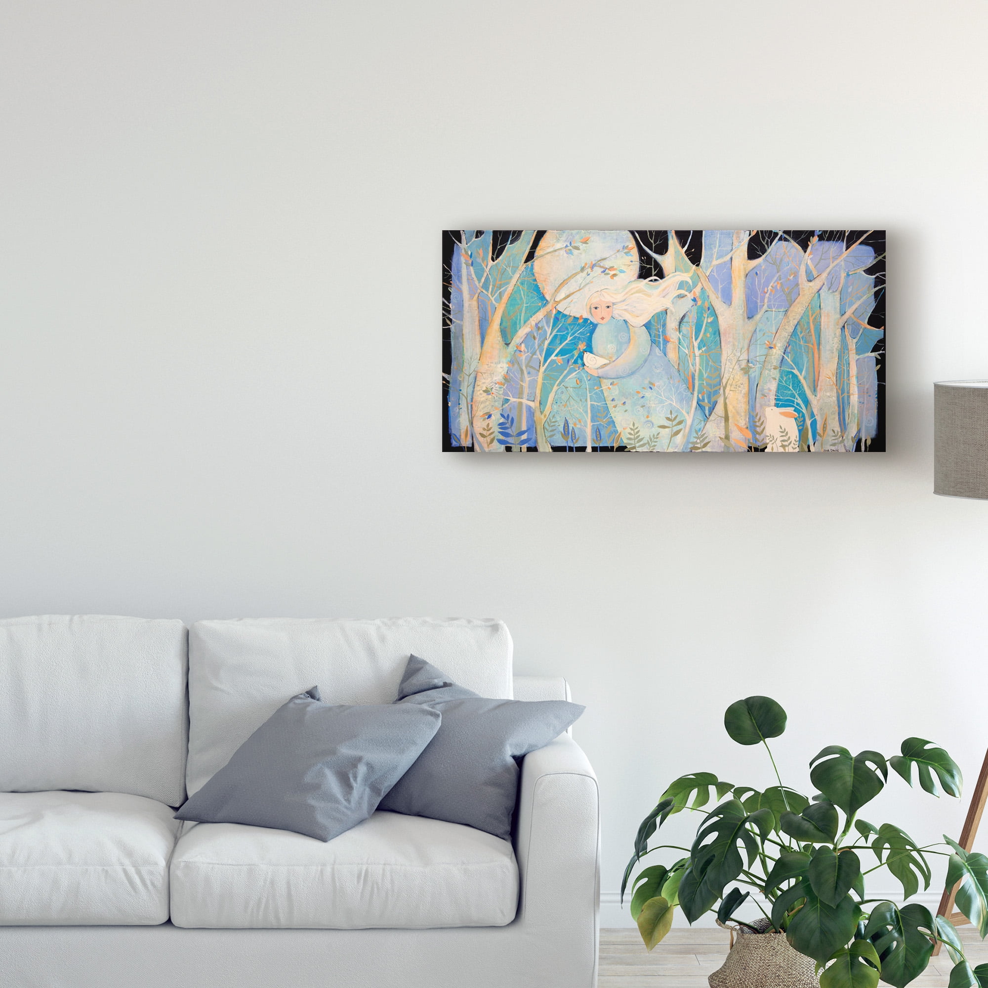 Trademark Fine Art 'The Journey Abstract Modern' Canvas Art by Sue Davis
