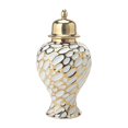 thumbnail image 4 of Jarrón de para jengibre, florero de cerámica, colección de arreglos florales, artesanía, tarro de almacenamiento decorativo versátil, tarro 13cmx26cm BLESIY Tarro de jengibre de cerámica, 4 of 8