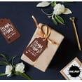 thumbnail image 4 of Inkdotpot Pack Of 100 Real Silver Foil Paper Tags Hugs And Kisses From The New Wedding Favor Hang Tags, 4 of 6