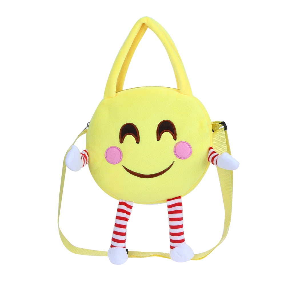 yilovego Plush Backpack Doll Kindergarten Kid Children Bag (Pink Face