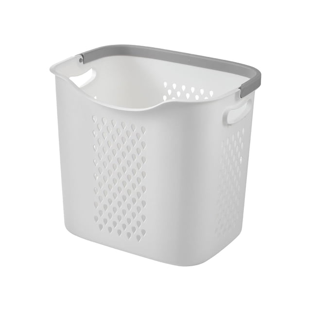 Cesta para la colada, cubo para guardar ropa, bolsa para ropa, organizador independiente Blanco